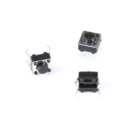 50pcs Touch Key Switch 6x6x4.3/5/6/7/8/9/10/11/12/13MM 4-pin Vertical DIP Set(6X6X6mm)