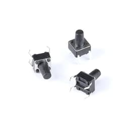 50pcs Touch Key Switch 6x6x4.3/5/6/7/8/9/10/11/12/13MM 4-pin Vertical DIP Set(6X6X6mm)