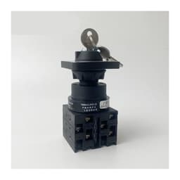Cam Switch 2 Position ON-Off with Key 3 Poles 690V 20A Selector Rotary Changeover Control Circuit Motor YMW42S-20/3