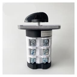 75A 690V Cam Switch Silver Contact Three Position 3 Poles Level Rotary Changeover Selector 12 Terminals YMZ12-75/3