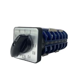 63A 6 Poles 10 Positions Cam Switch Changeover Rotary Combination Knob Master Control Circuit 22 Terminals LW28 LW26-63/6