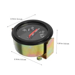 Unomor Universal 12v-24v Car Ammeter Gauge 30a Analog Current Meter Panel, 2pcs Set for Automotive Electrical Circuit Testing and Battery Voltage