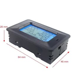 1pc AC 22KW 110 220V Digital Voltmeter Ammeter 100A Current Voltage Meter Power Energy Amps Volt Wattmeter Tester Detector(100A)