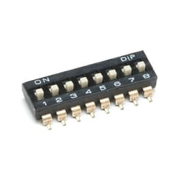 10Pcs/lot Slide Type SMT SMD Dip Switch, 2.54mm Pitch 4 Pin Position / 8 16(4P)