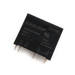 1pcs/lot Solid State Relay G3MB-202PL DC-AC PCB SSR in 12V DC 5V Out 240V AC 2A in Stock(G3mb-202p 12vdc)