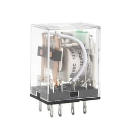 1pcs Intermediate Relay HH52P MY2NJ Plug-in Relay DC AC12v 24v AC110v 220v 380V 5a Silver Contact PYF08A 8pins Relay Socket(No Base,AC 12V)