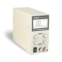 Hoteche DC Bench Power Supply, Variable 0-30V Output 0-5A, Dual Voltage Input, White, Color Box