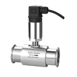 4-20mA RS485 Clamp DN50 DN25 Water Turbine Flow Meter Flow Sensor