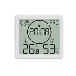 Temperature and Humidity Meter Clock Household Thermometer High-Precision Multi-Function Electronic Hygrometer