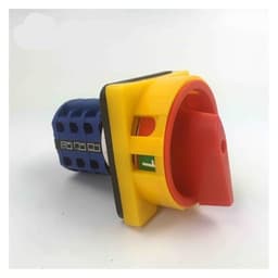 20A Rail Mounted Changeover Rotary LW26GS-20/3 Rotate Power Cut-Off Knob Isolation Master 2 Positions 3 Poles Cam Switch