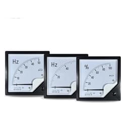6c2 Frequency Converter Meter 10V Voltage Input 50Hz 60Hz 100Hz 120Hz 100% 150% 200% Analog Sensor Line Pointer 80x80 1Pcs(DC100 10V)