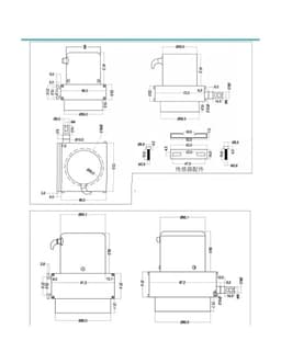 Three Wire Linear Encoder Displacement Sensor Series Miniature Series 0-5V Voltage Output(MPS-S-100mm-0-5V-3)