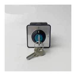 Cam Switch 2 Position ON-Off with Key 3 Poles 690V 20A Selector Rotary Changeover Control Circuit Motor YMW42S-20/3