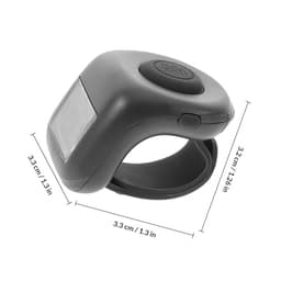 Electronic Digital Finger Counter Ring with Display, Quick Reset, Black