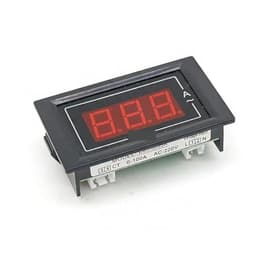 D85-A AC Digital Display Ammeter Can Measure 0-100A Embedded Installation LED Panel with Shunt 1Pcs