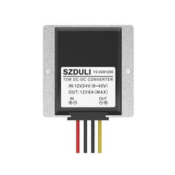 8-40V to 12V 1A 3A 5A 8A 10A 15A 20A 25A DC Power Converter 12V24V to 12V Buck-Boost Power Module(8-40V to 12V 6A)