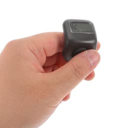Electronic Digital Finger Counter Ring with Display, Quick Reset, Black