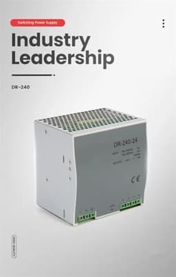 240W Din Rail Power Supply AC DC Converter DR-240-24 SMPS for CNC CCTV LED