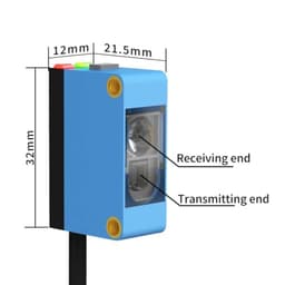 1PSC Color Mark Label Contrast Sensor 12-24V DC NPN 10mm Sensing Distance
