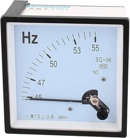 SQ-96 45-55Hz 380V 220V Frequency Measurement Panel Meter 96mm X 1Pcs(380V)