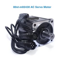 15A Driver 80st-M02430 Ac Servo Motor Kit 2.39n 750w 3000rpm 220v Single-Phase Drive DIY Precision Simulators ﻿(Black,RS485-3M Standard Cable)