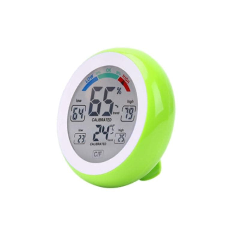 Circular Touch Temperature Humidity Meter Home Digital Indoor Comfort