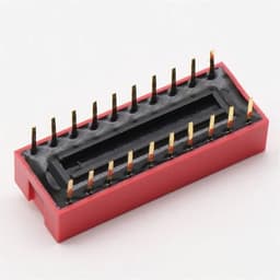10pcs Slide Type Switch Module 2.54mm 10-Bit 10 Position Way DIP Red Pitch