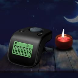 LIOOBO Rechargeable Finger Counter with Ring, Digit Luminous Display