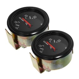 Unomor Universal 12v-24v Car Ammeter Gauge 30a Analog Current Meter Panel, 2pcs Set for Automotive Electrical Circuit Testing and Battery Voltage