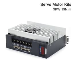 3KW 19N.m AC Servo Motor Driver Kits 1500RPM 220V AC Motor AASD-40A+180ST-M19015 for CNC Router