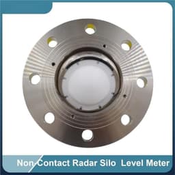 High Frequency 80GHz Radar Level Sensor for DN80 DN100 Flange Mounted Industrial Non-Contact Bulk Solids Measurement(DN100 0-10m)