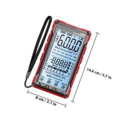 622a Digital Multimeter with Ncv, Frequency, Temperature