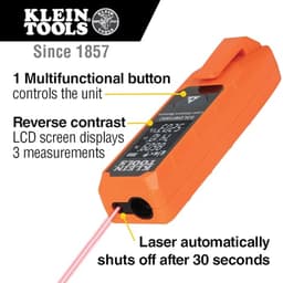 Klein Tools 93LDM100C Compact Laser Distance Measure, 100-Foot