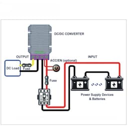 1PCS DC-DC Buck-Boost Converter DC9-40V DC24V 2/3/6/10/15/20/30/40A(9-40V to 24V 3A)