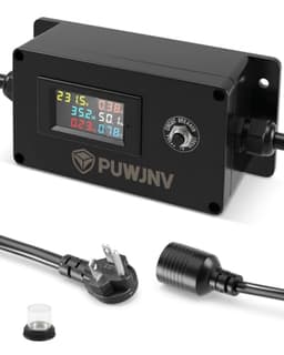 20A AC Power Meter, 125V 5-15P to L5-20R Outlet Energy Monitor