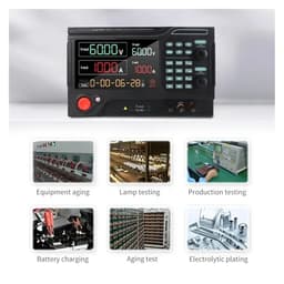 Laboratory Programmable DC Power Supply RS485 15V 800V 20A 60A Adjustable