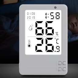 Intelligent Automatic Luminous Backlight Electronic Digital Temperature and Humidity Meter
