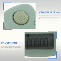 Outanaya Mini Digital Finger Counter Ring with USB Charging 6 Digits