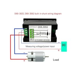 LCD 4 in 1 DC Power Energy Meter Monitor Voltmeter Ammeter