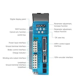 Motion Control 3-Phase Closed Loop Stepper Servo Motor Driver 3HSS2208H 220VAC Match with 86 110 130MM Motor for CNC Router