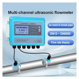 Flowmeter Wall-Mounted Liquid Flow Sensor RS485 4-20mA Signal Output(DN15-100)