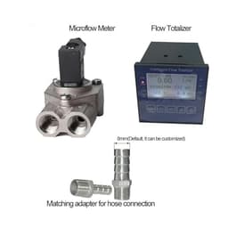 Small Flow Flowmeter Pulse 4-20mA Water Oil Flow Sensor Flow Meter