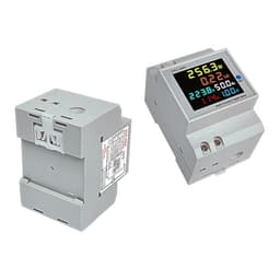 D52-2066 6 IN1 AC Monitor Voltage Current Power Factor Active KWH 110V 220V 380V Electric Frequency Meter 1Pcs(Built-in CT,40-300V)