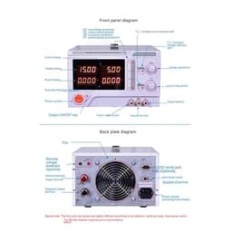Switching Regulated DC Adjustable 60V 15A Bench Power Supply(Rs232-60v 15a 10mv 10ma,220V)