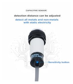 CR18-8DN2 NPN PNP Inductive Sensor Switch Capacitive Proximity Sensor 24V