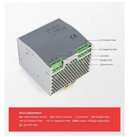 240W Din Rail Power Supply AC DC Converter DR-240-24 SMPS for CNC CCTV LED