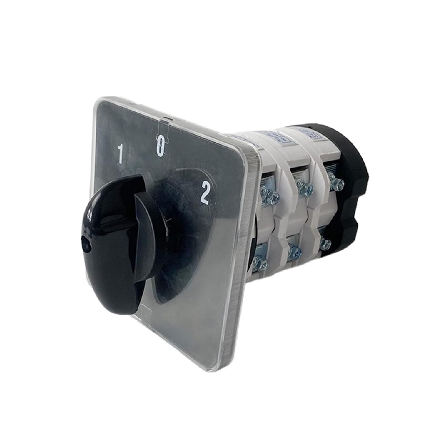 75A 690V Cam Switch Silver Contact Three Position 3 Poles Level Rotary Changeover Selector 12 Terminals YMZ12-75/3