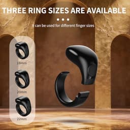 Electronic Finger Counter,Adjustable(18/20/22mm) Digital Counter Prayer Reminder Rings, Waterproof 5 Digit Lap Counters,Digital Finger Counter for