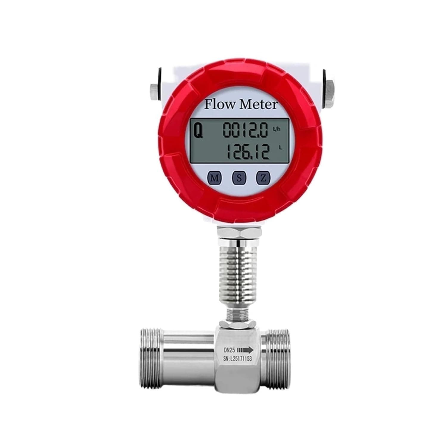 Digital DN50/65/80 Water Flow Meter Sensor RS485 4-20mA Output
