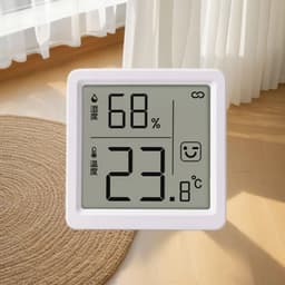 Wall Mounted Indoor Household Precision Clock Temperature Meter